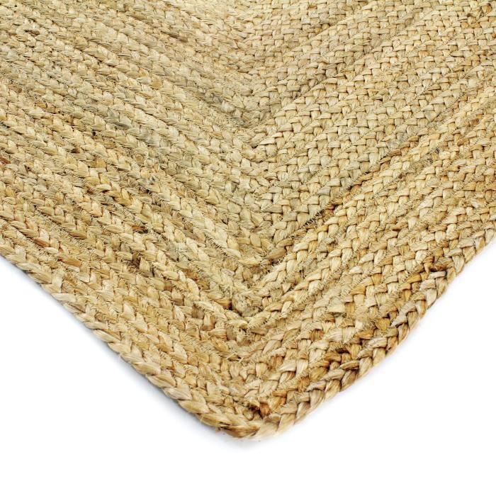 Corridor carpet in jute 45x120 cm