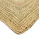 Corridor carpet in jute 45x120 cm