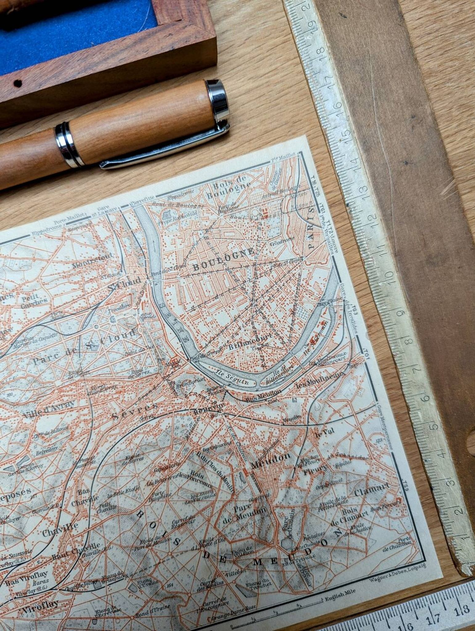Printed in 1914, Sèvres, Boulogne and Meudon.
