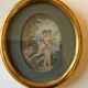 Rare petite gravure intitulee la fuite de francois boucher