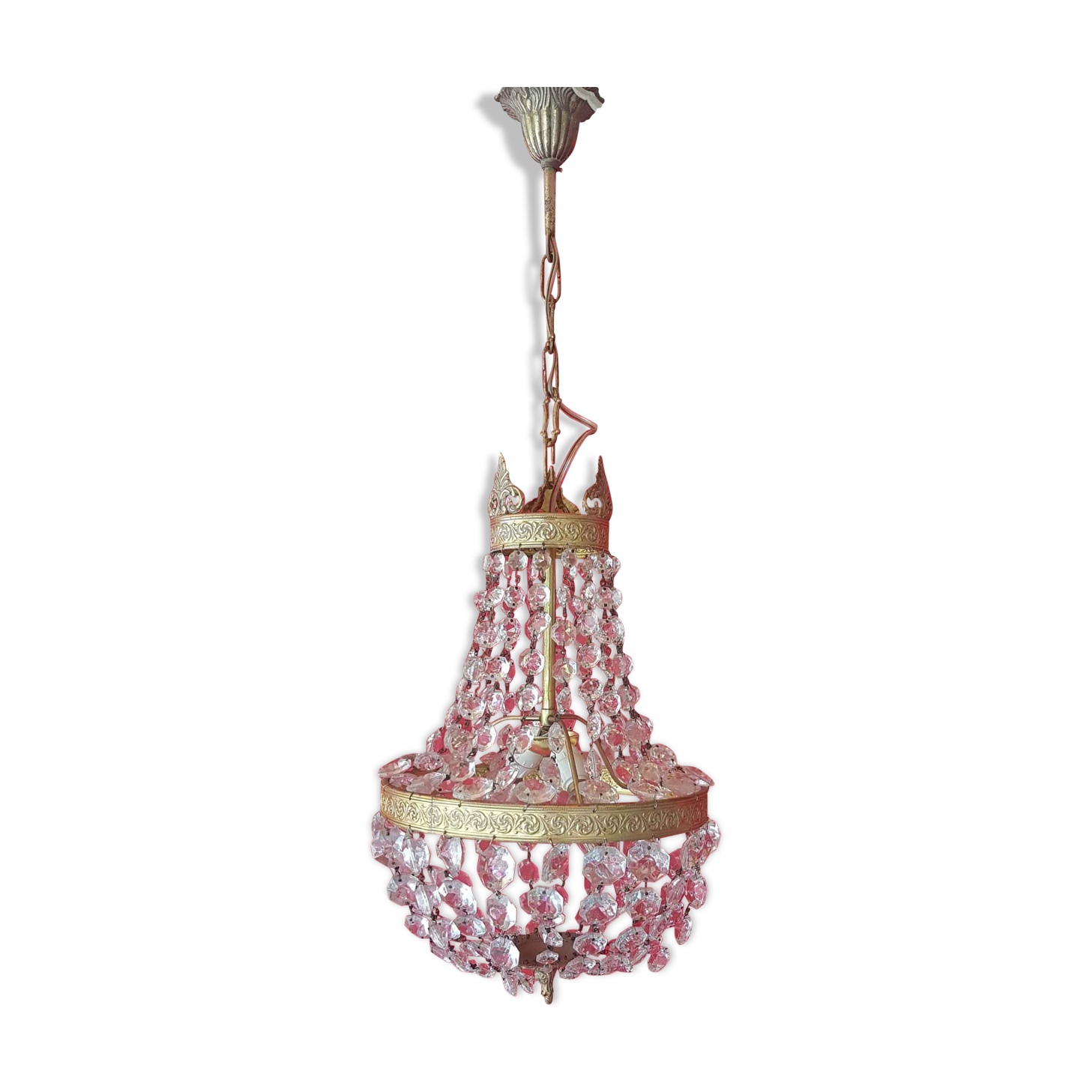 Balloon chandelier with stamps