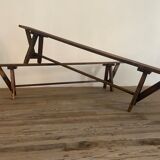 Paire de bancs de ferme