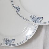 Set of 4 flat plates, Onnaing Algéciras model