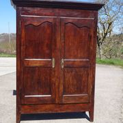 Louis Philippe wardrobe in solid walnut