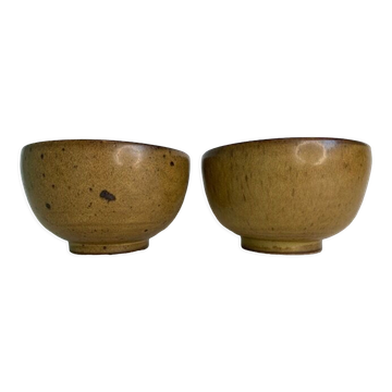 Bowl in stoneware signed