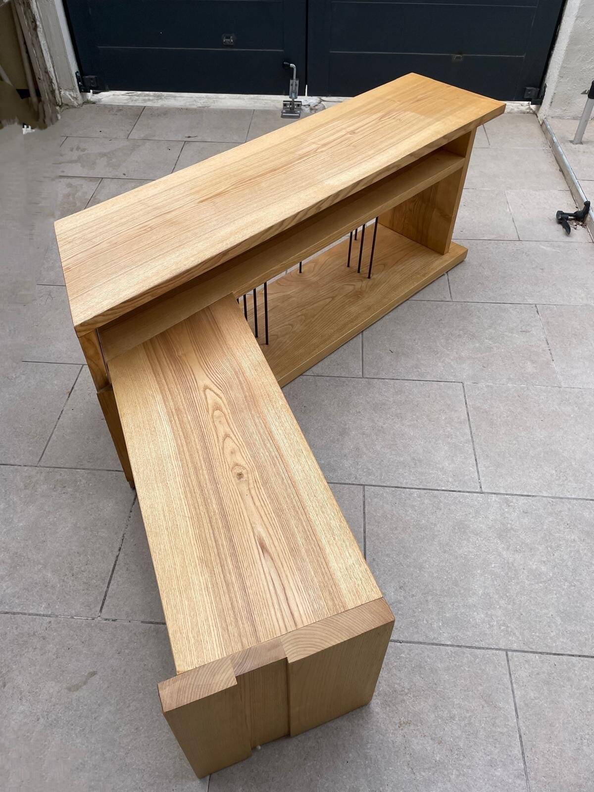 Handcrafted wooden furniture