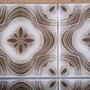 Oak Hall Piece with Tiles by Henning Kjærnulf, Denmark, 1960s