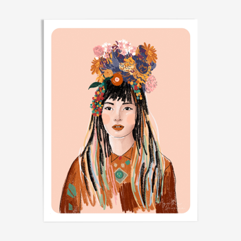 Illustration "Queens 01" A4