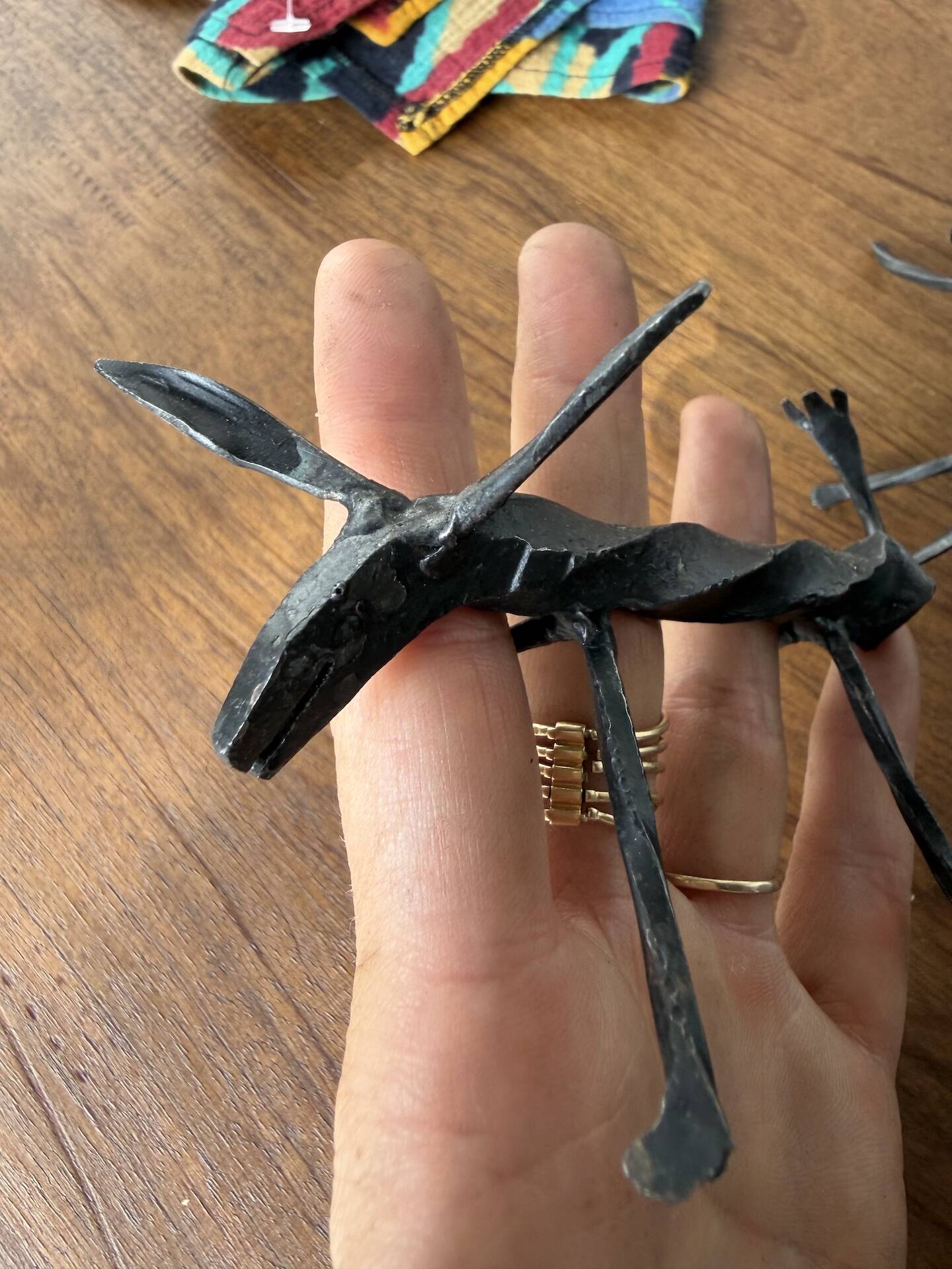 Brutalist zoomorphic knife rests