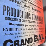 Poster "Great Gymnastics Festival" - Saint-Pierre-d'Aurillac - 1933