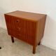 Small chest of drawers or bedside table in teak, Scandinavian design from the 70s vintage
