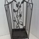 Wrought iron umbrella holder