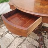Table guéridon violonné acajou époque xix
