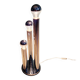 Large Space Age table lamp in chrome metal, Gaetano Sciolari, 1970.