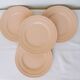 Set of 4 vintage porcelain dessert plates