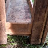Superb old sandblasted workbench