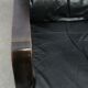 Ikea Poem leather rocking armchair from the vintage 1990s