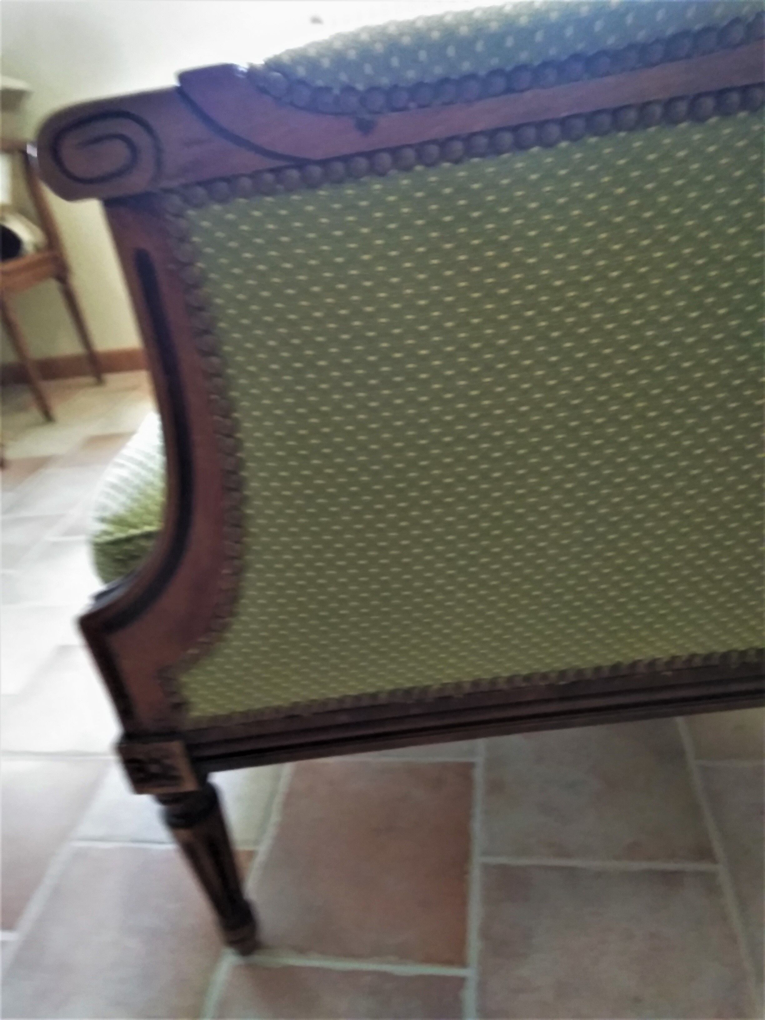 Canape louis XVI renovated