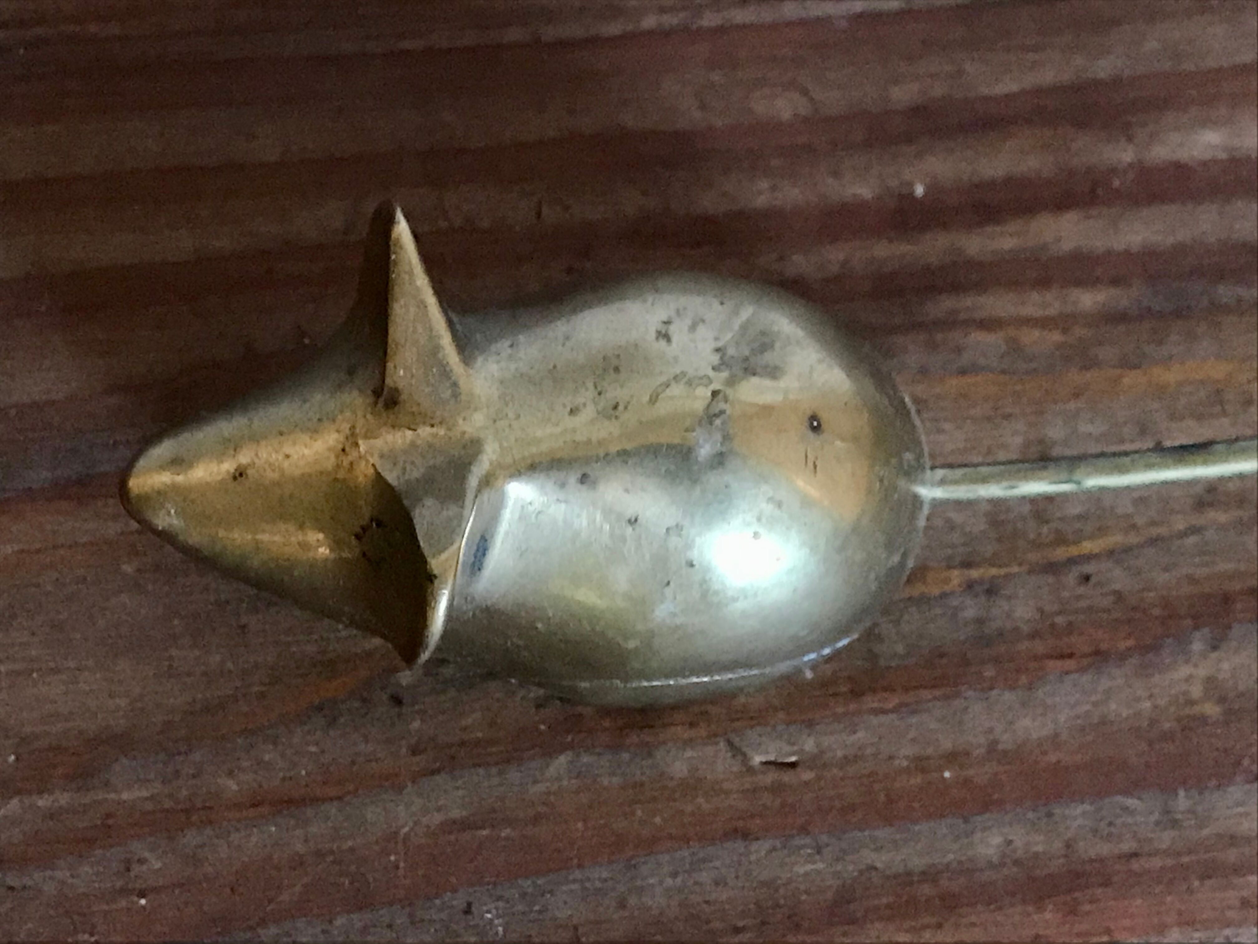 Vintage brass mouse