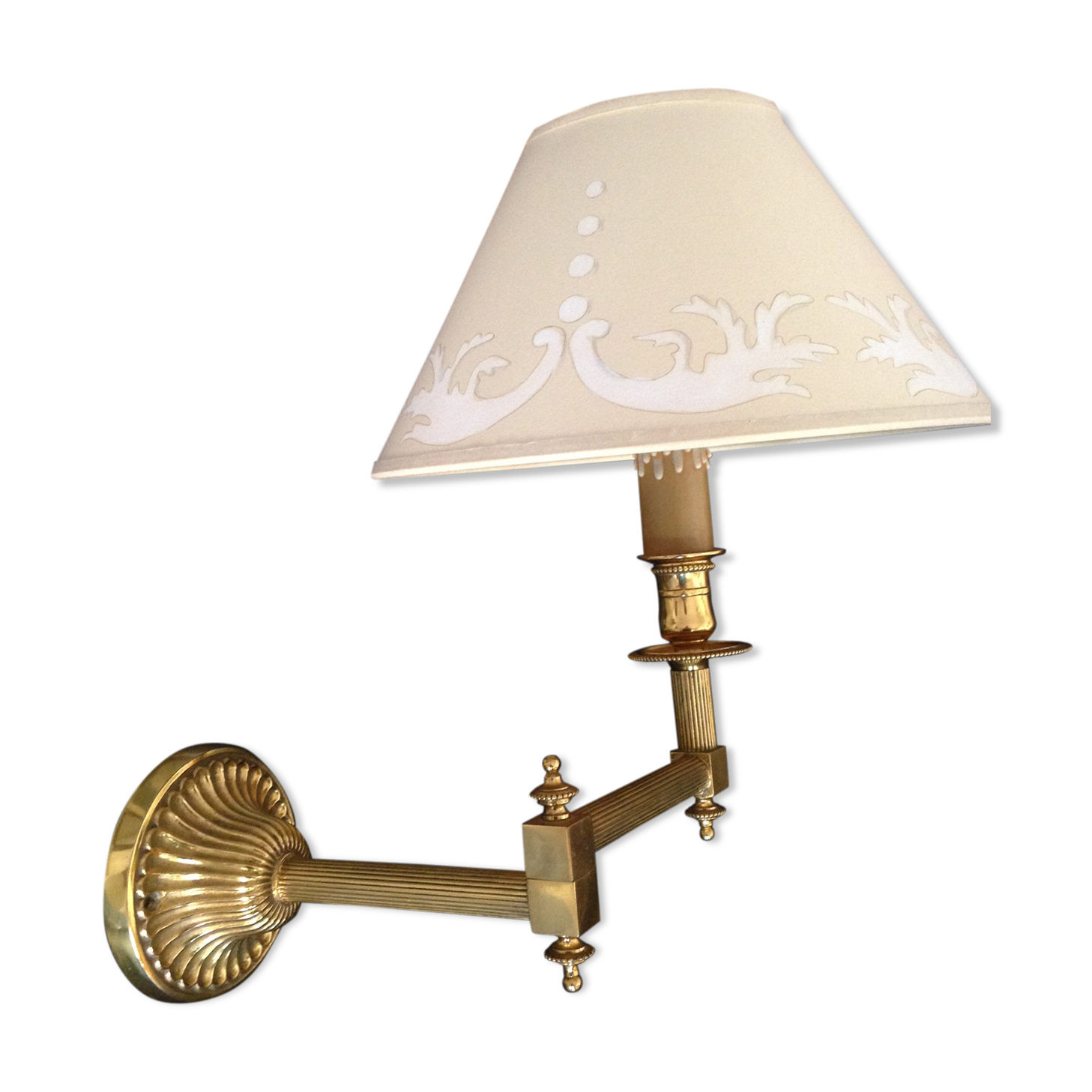 Bronze articulated sconce