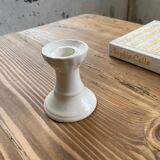 Vintage white ceramic candlestick