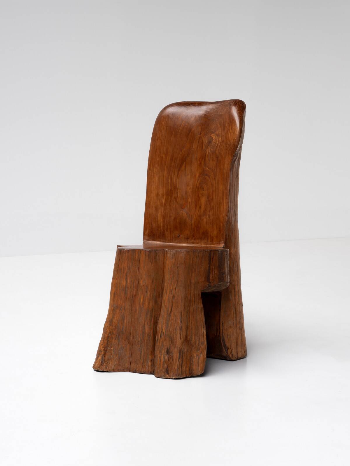 Hand-carved Chair in Solid Hardwood