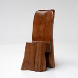 Hand-carved Chair in Solid Hardwood