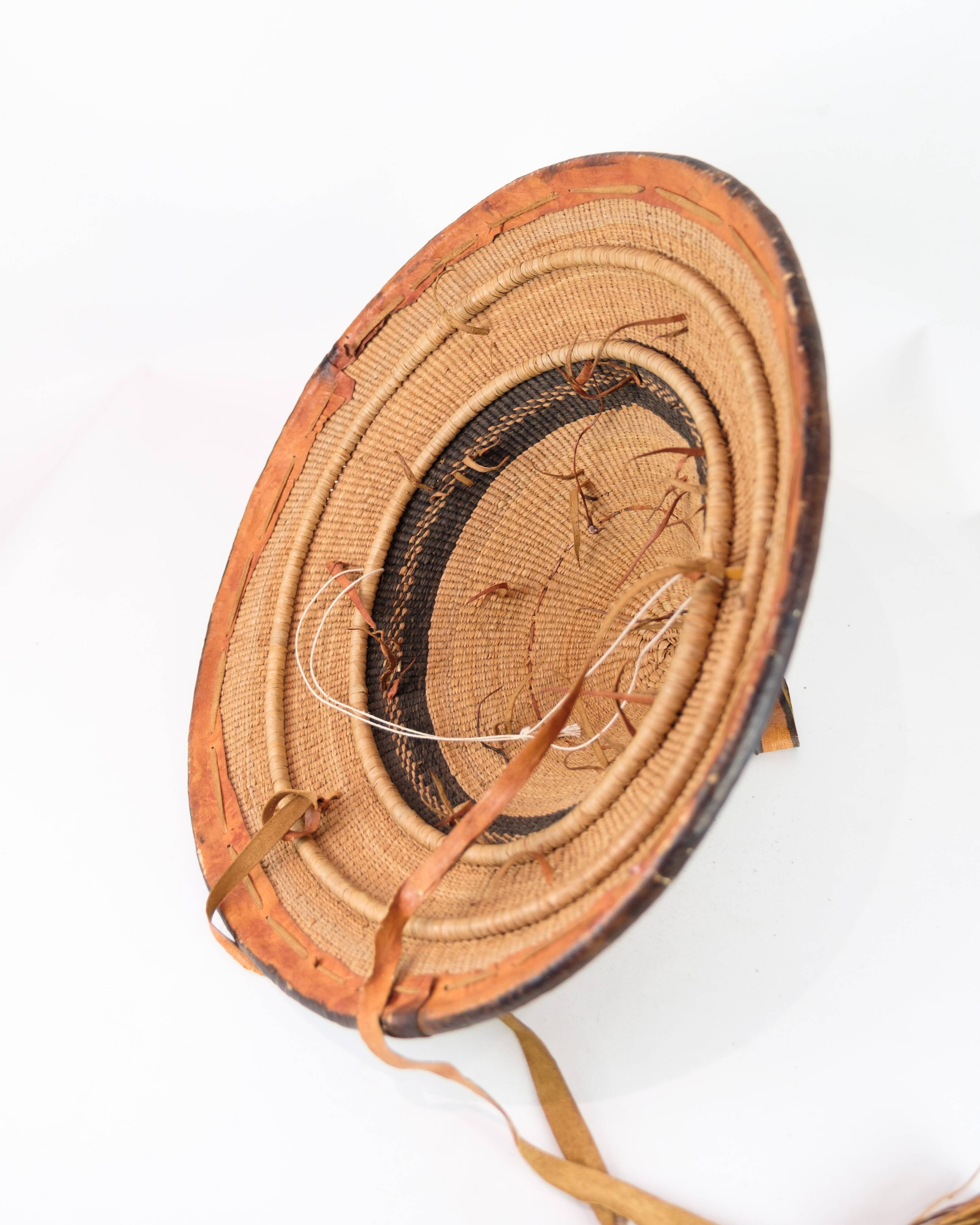 Traditional Fulani Hat Or Tengaade Made In Natural Materials From Africa