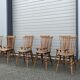 10 bistro chairs troquet "menuet" baumann 1970