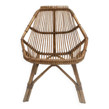 Fauteuil en bambou attribuable à Bonacina