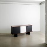 French Mid Century "Bloc" Sideboard by Charlotte Perriand, 1950s