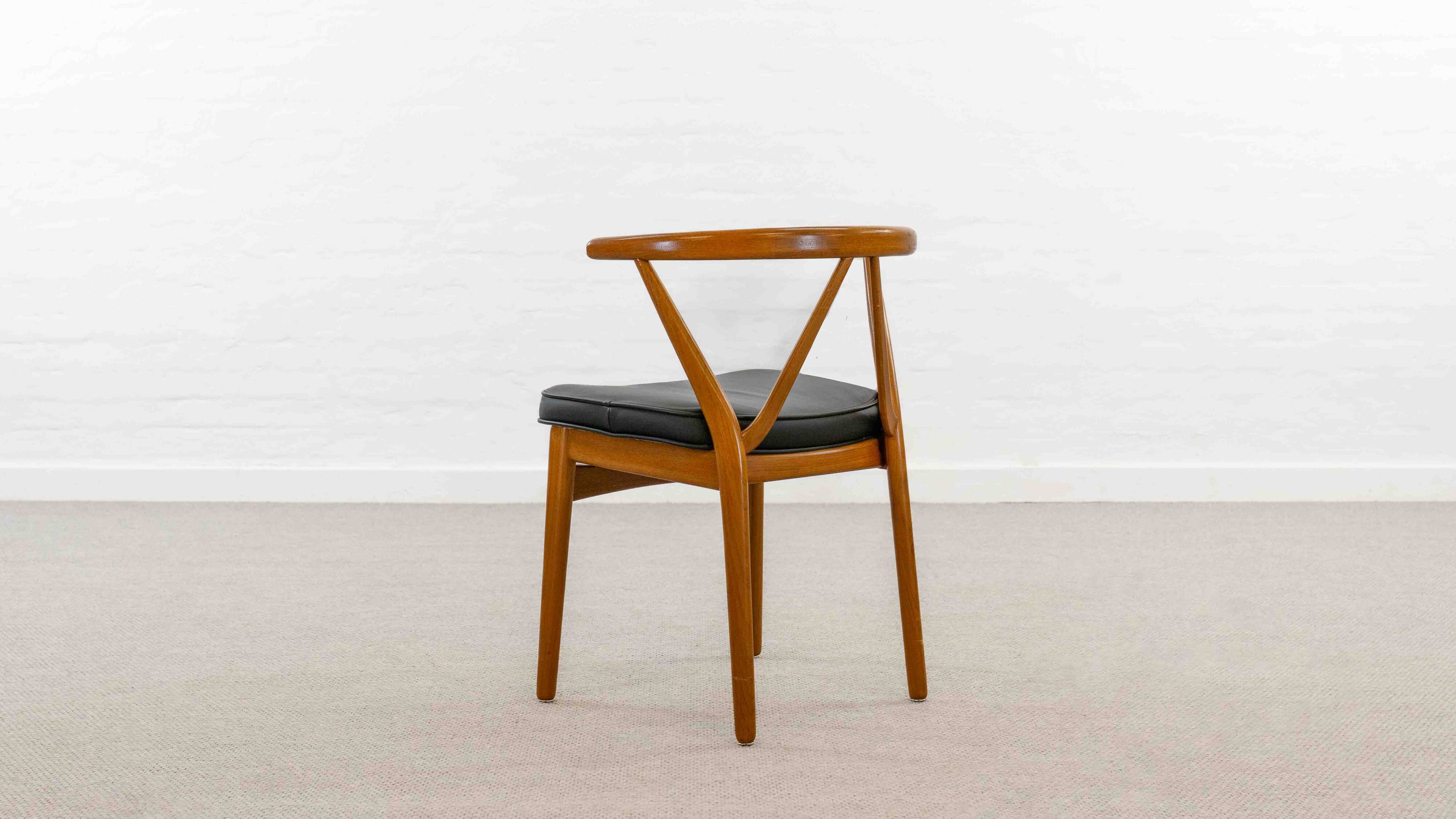 Fauteuil modèle 255 de Henning Kjaernulf pour Bruno Hansen
