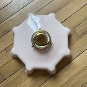Vintage lampshade in pink opaline glass from Czechoslovakia 250912