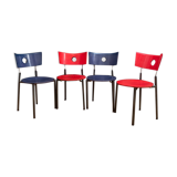 A set of four Kusch + Co chairs, 70s