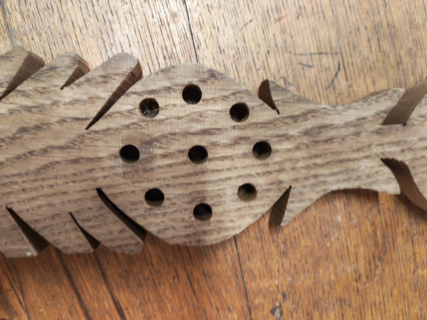 Decorative wooden relief