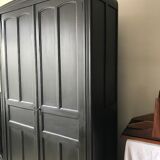 Black Parisian wardrobe