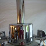 Space Age in chrome metal hanging lamp