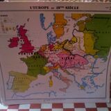 Old school map, by Yves Trotignon of librairie Hatier