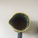 Lot de deux petit pot à lait Vallauris jaune noir