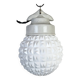 Vintage White Porcelain Pendant Light, 1970s