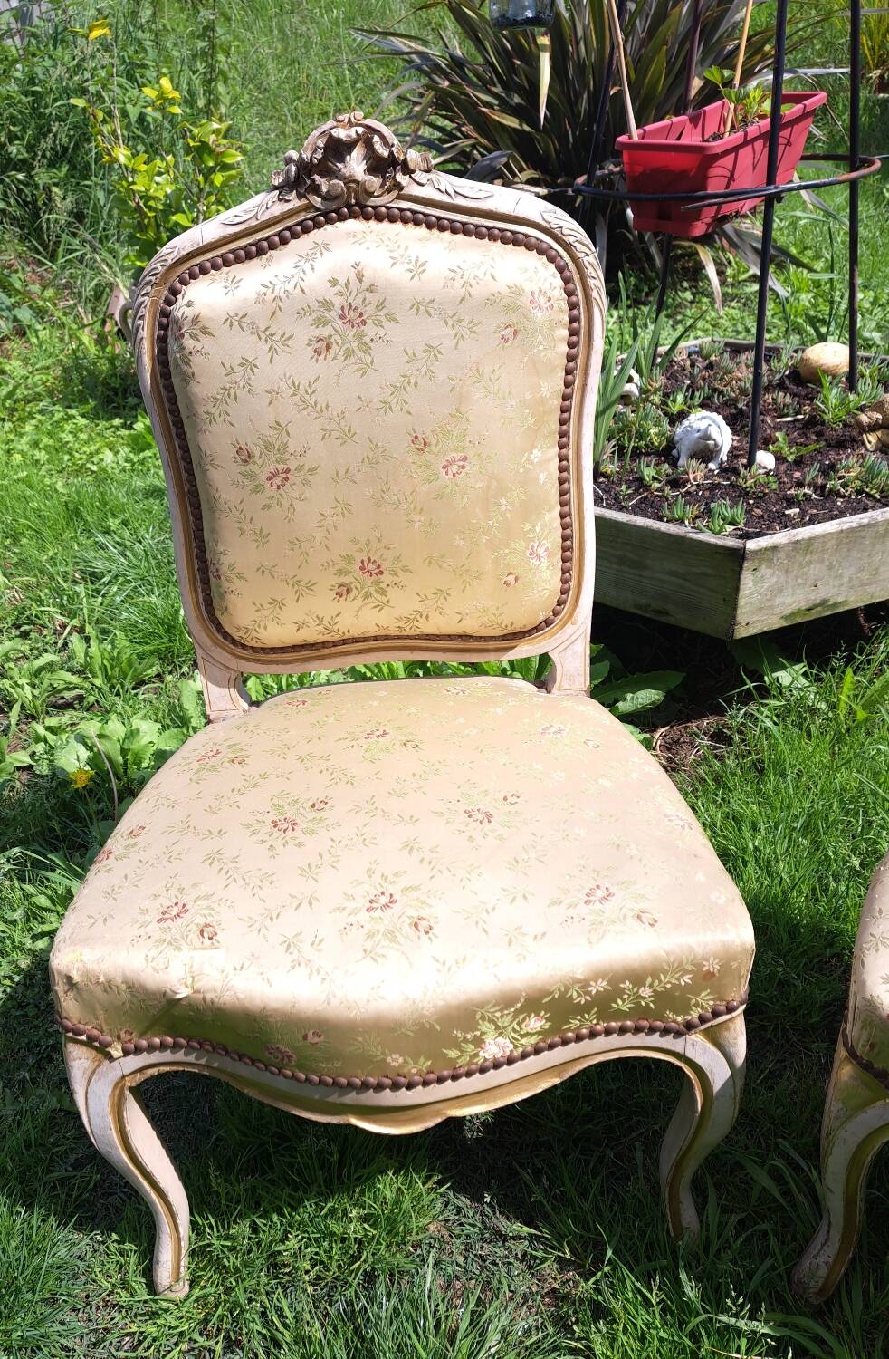 Pair of chairs, Louis XV period.