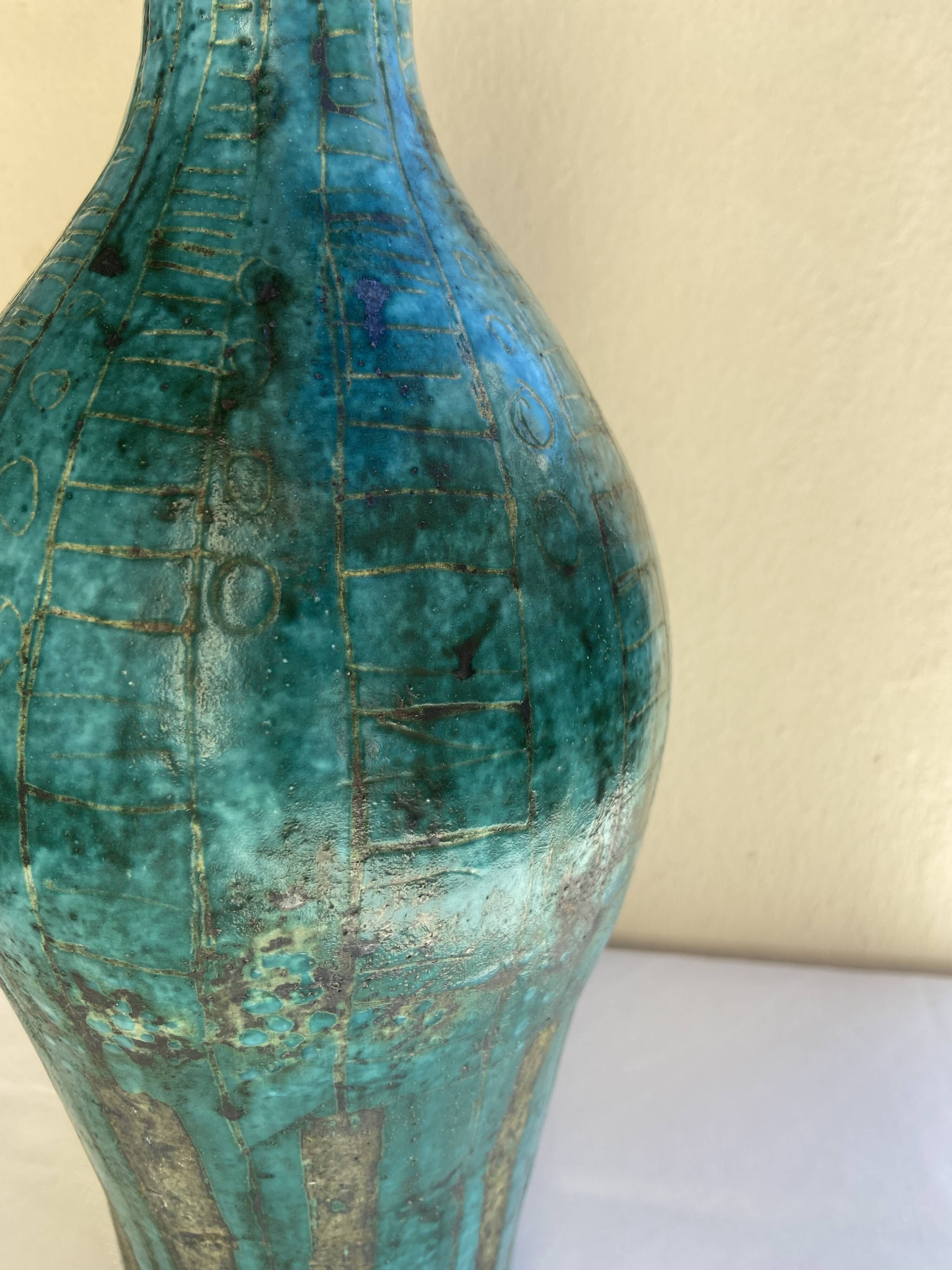 1980s ceramic vase