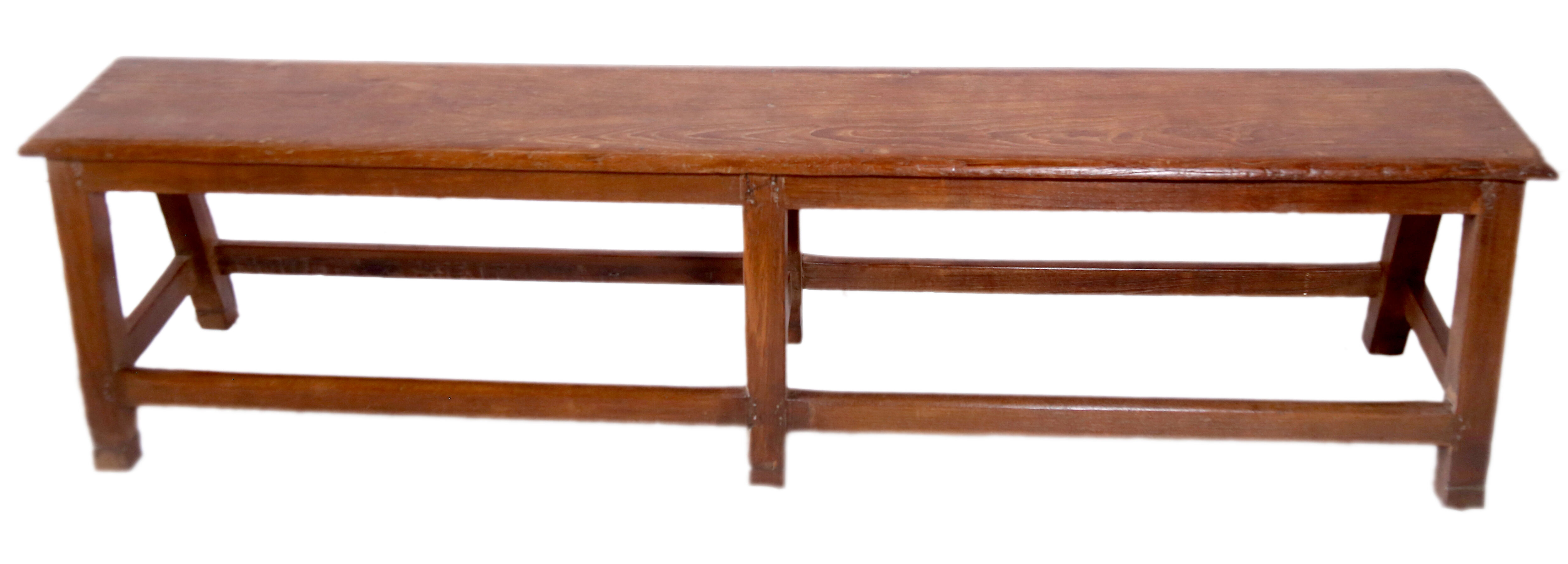 Ancient Burmese teak bench