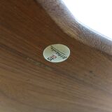 Danish design teakwood minerva corner table by Peter Hvidt & Orla Molgaard-Nielsen
