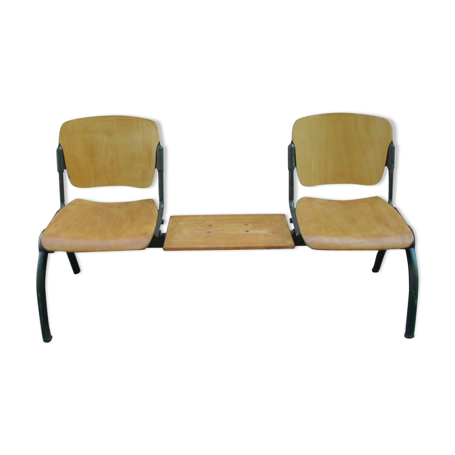 Old restored reception bench