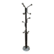 Chrome metal coat rack