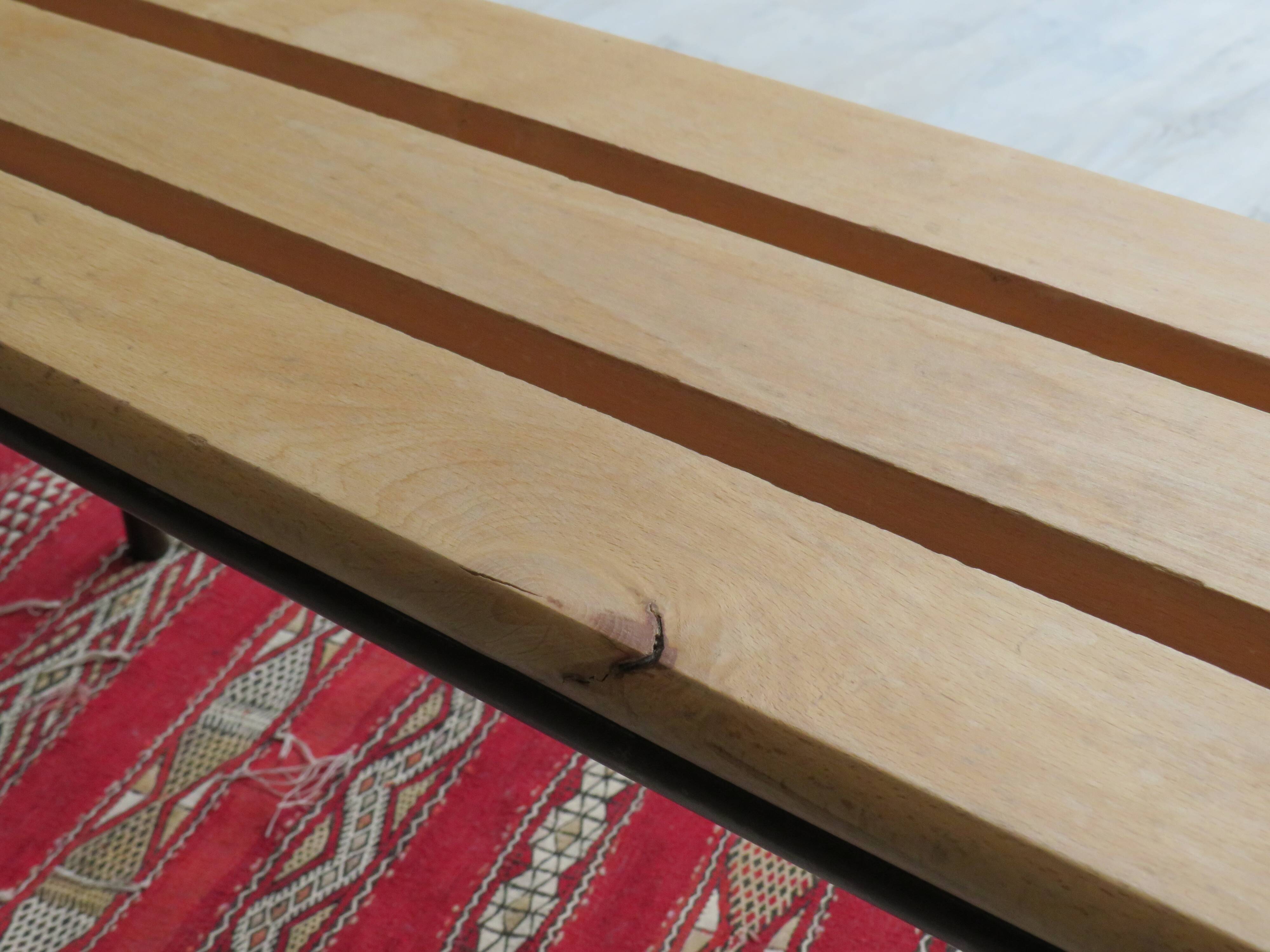 Vintage schoolboy bench