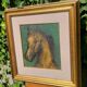 Thoroughbred Horse Portrait Oil Painting