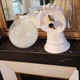 Hand ceramic wall lamp