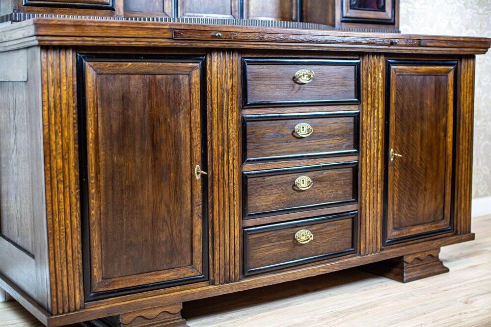 Vintage Buffet in Oak Burl, 1930s
